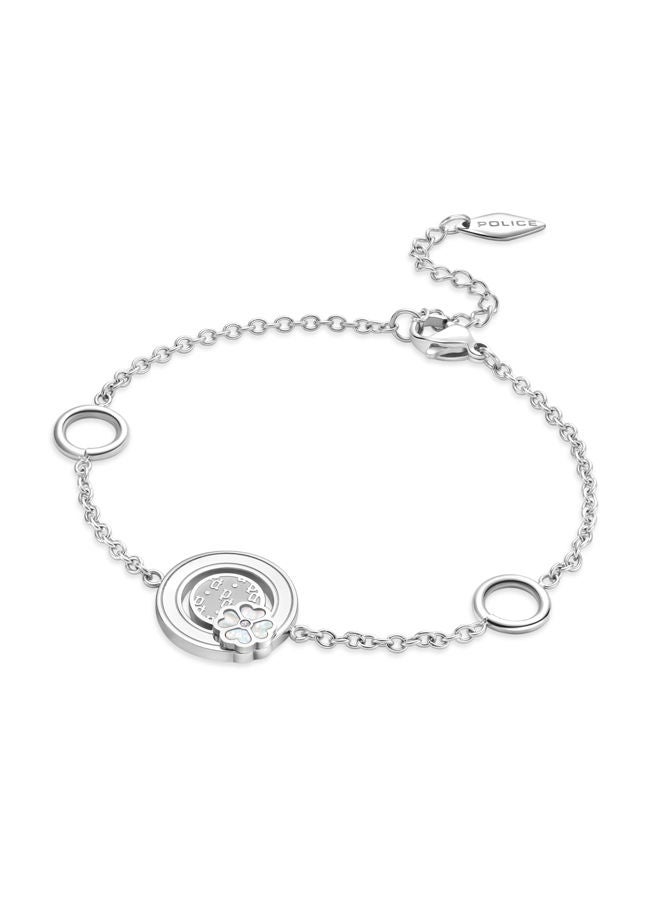 POLICE Quilt Bracelet for Women Stainless Steel with Mother of PearlPEJLB0002701  - Image 2