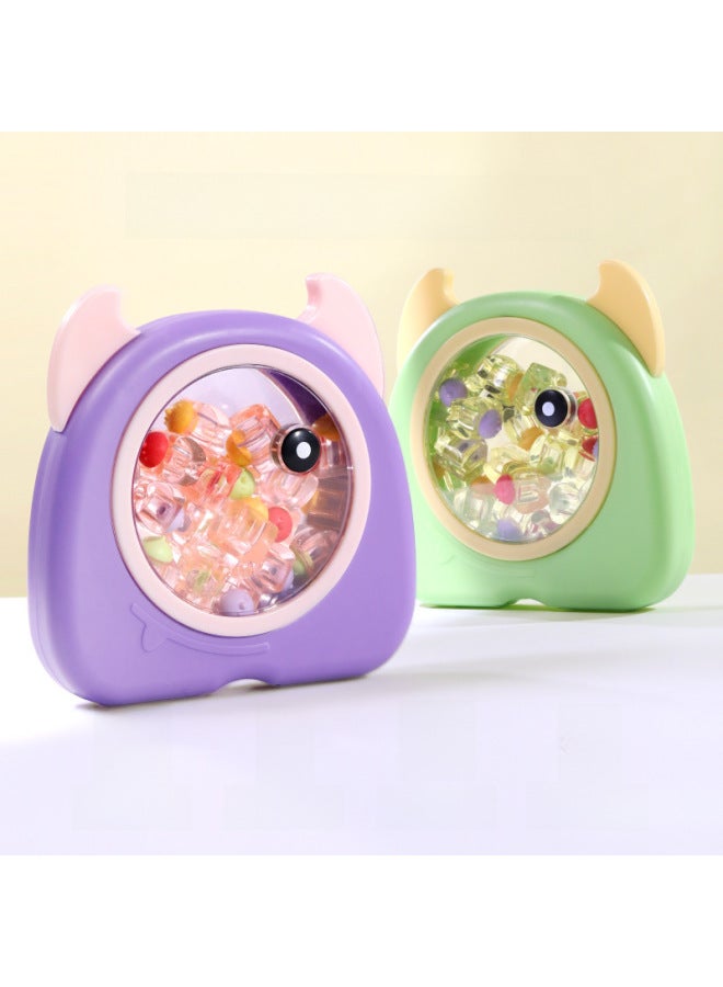 T5 Cute Monster Children Toothpick Memory Box Teeth Tissue Preservation Storage Baby Tooth Collection Transparent Tooth House-Specifications:T5 Apple Green + Lemon Yellow  - Image 2