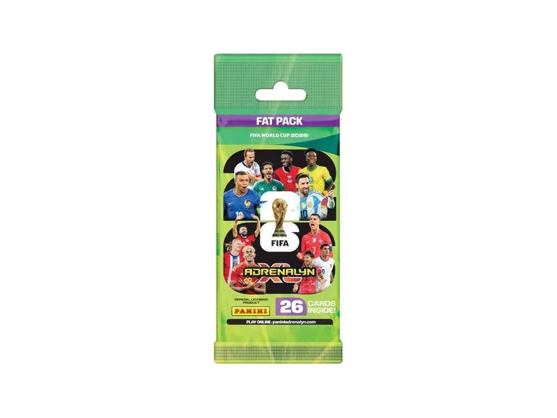 Panini Adrenalyn XL FIFA World Cup 2026 Official Trading Cards Collectible Football Card Game - Fat Single Pack - Image 1