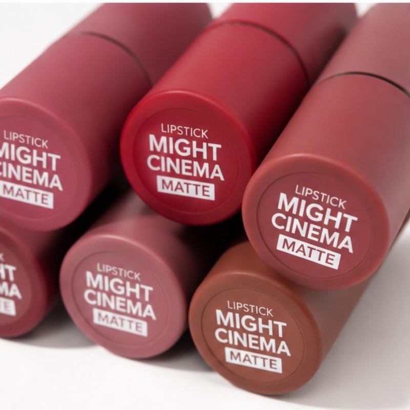 6-Piece Velvet Matte Lipstick Set | Waterproof Long-Lasting Nude & Dark Shade Lip Sticks | Highly Pigmented Soft Matte Lip Balm Finish | Beauty Cosmetics Gift Set for Women - Image 2