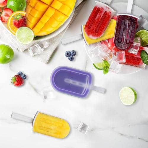 Tovolo Stackable Popsicle Molds with Sticks, 4-Pack, Easy Release Pop Molds, Reusable Ice Pop Maker for Kids, Homemade Frozen Snacks & Treats, Mess-Free Handles, BPA-Free, Dishwasher Safe - Image 2