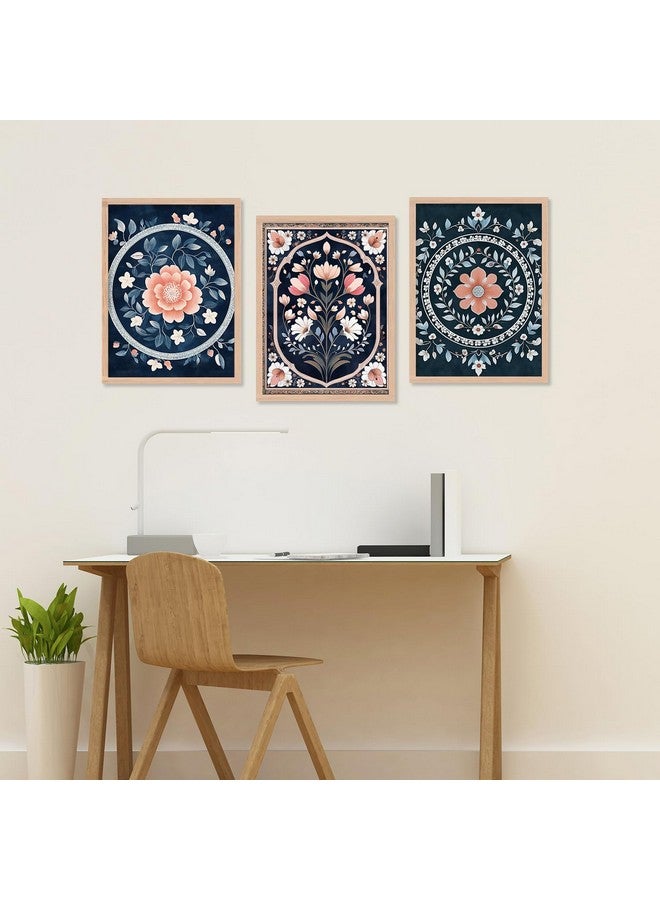 ARTELLY Premium Digital Madhubani Paintings with Frame - Traditional Pichwai Indian Art - 6 Pack (Art 9, 10 inch x 13 inch) for Living Room, Bedroom, Office Room Decor - Image 4