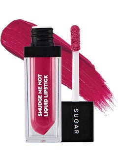SUGAR Cosmetics Smudge Me Not Liquid Lipstick 02 Brink Of Pink Plum Rose 4.5 ml  - Image 1