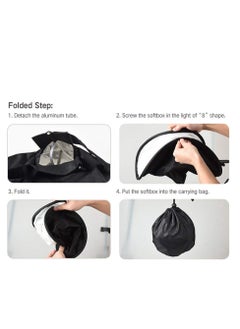Excefore Camera Flash Bounce Diffuser Light Softbox, for All speedlight Photography Conical Softbox RS18 17"x 7"  - Image 5