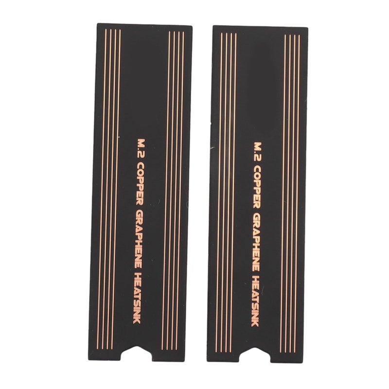 Dual Layer Copper Graphene Heatsink For M 2 2280 NVMe SSD Laptop Slim 2 Pack - Image 2