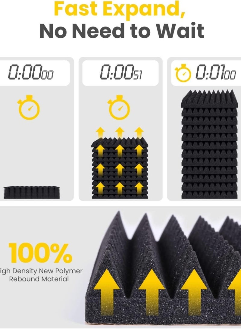 12-piece sound insulation sponge set - Image 3