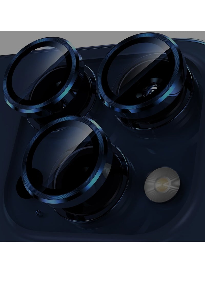 Camera lens Protector Ring for iPhone 15 Pro Max / 15 Pro - Blue