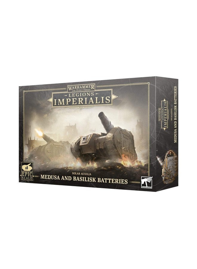 Warhammer Games Workshop Legions Imperialis - Solar Auxilia: Basilik/Medusa Batteries [Epic Scale]