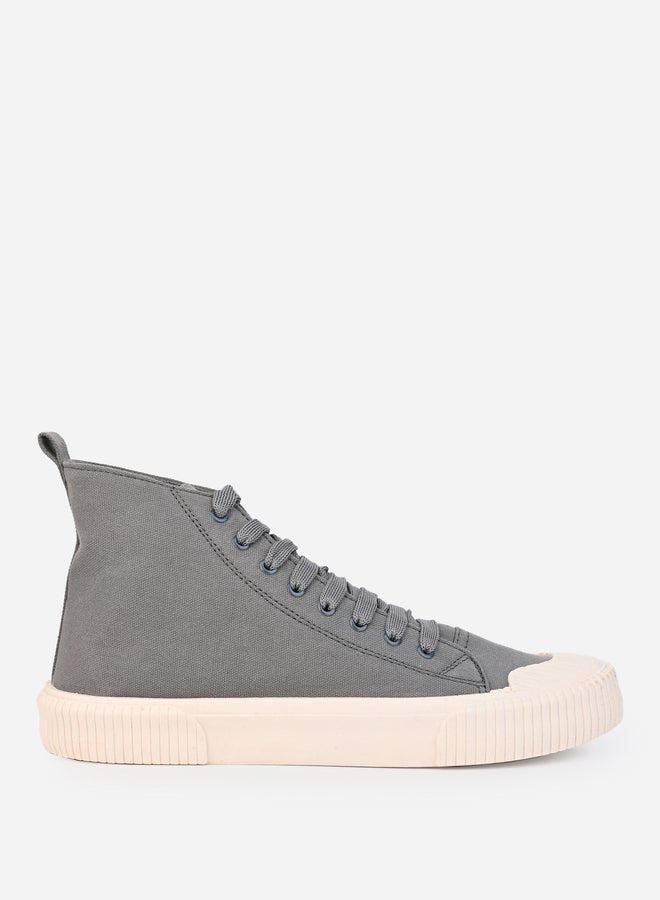Styli Canvas Lace Up High Top Sneakers  - Image 5