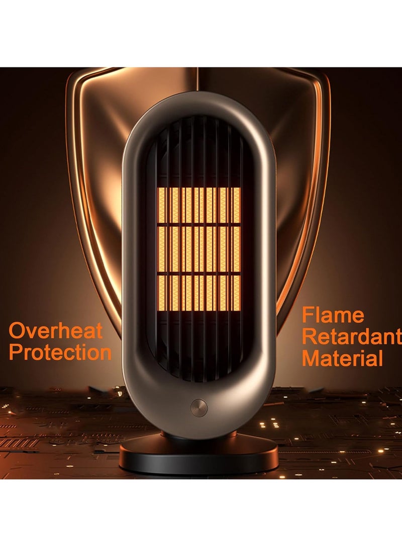 Generic 2024 Portable Space Heater new heater 1200W desktop heater ceramic PTC heating household electric heater  - Image 4