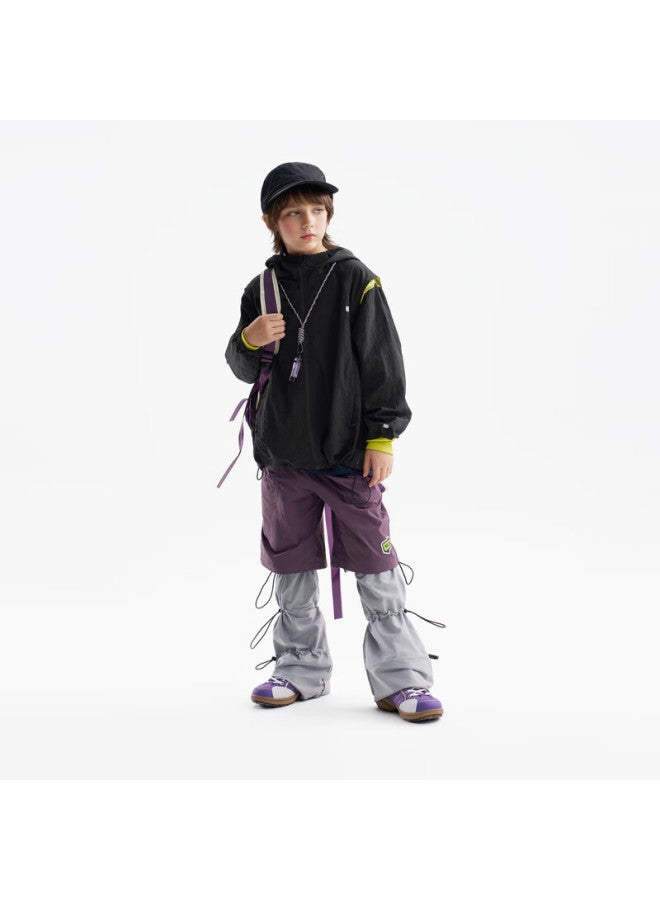 Mqd Boys' Hooded Jacket  Autumn New Children's Outdoor Cycling Reflective Coat - Image 2