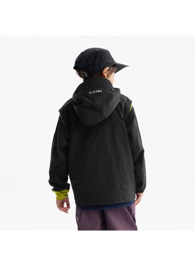 Mqd Boys' Hooded Jacket  Autumn New Children's Outdoor Cycling Reflective Coat - Image 3