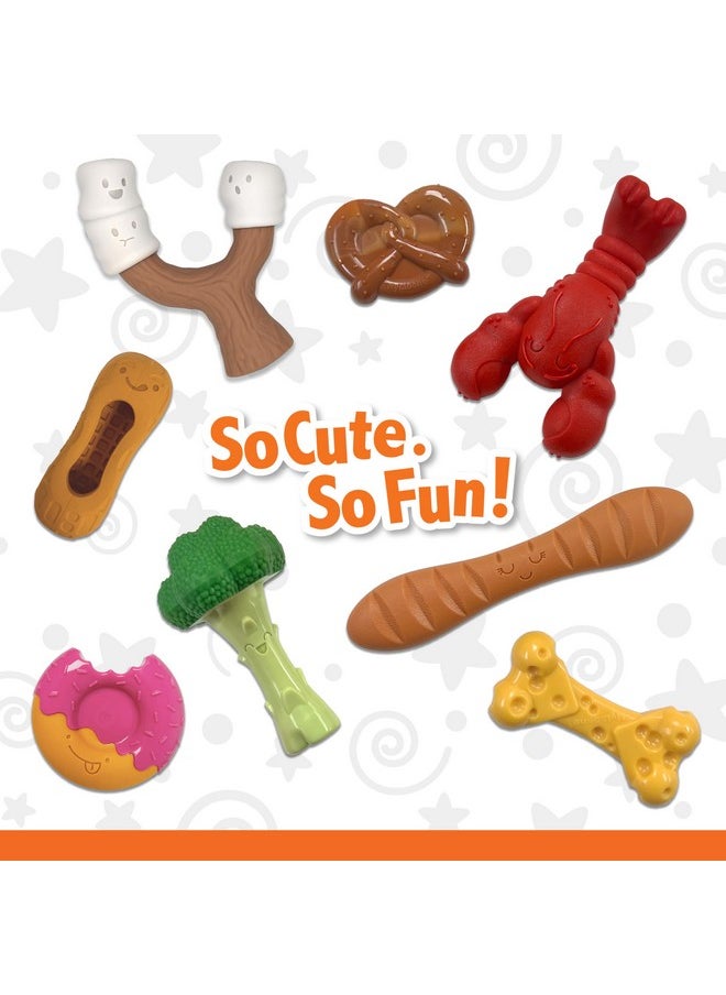 Nylabone Nylabone Fillable Peanut Strong Chew Treat Toy for Dogs, Cute Rubber Dog Toys for Aggressive Chewers, Peanut Butter Flavored Pouch, Medium - Up to 35 lbs, 1 Count  - Image 5