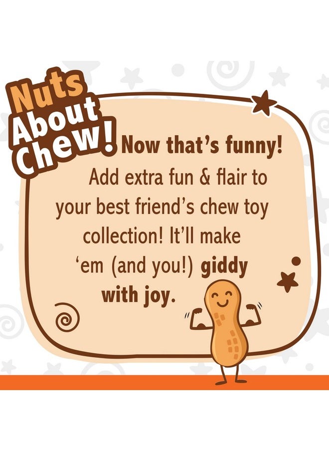 Nylabone Nylabone Fillable Peanut Strong Chew Treat Toy for Dogs, Cute Rubber Dog Toys for Aggressive Chewers, Peanut Butter Flavored Pouch, Medium - Up to 35 lbs, 1 Count  - Image 4