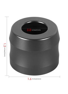 Linkidea Linkidea 2 Pack Aluminum Alloy Razor Stand, Opening Dia 0.86" (22mm) Men's Shaving Stand for Bathroom Countertops, Compatible with Gillette Heated Razor, Fusion 5 Power (Dark Grey)  - Image 3