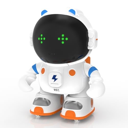 KaeKid Astronaut Robots for Kids Smart Talking Robotic with Touch Sensor Voice Control Speech Recognition Sing Dance Repeat and Record Rechargeable Robot Toy for 38 Year Old Boys Girls - Image 1