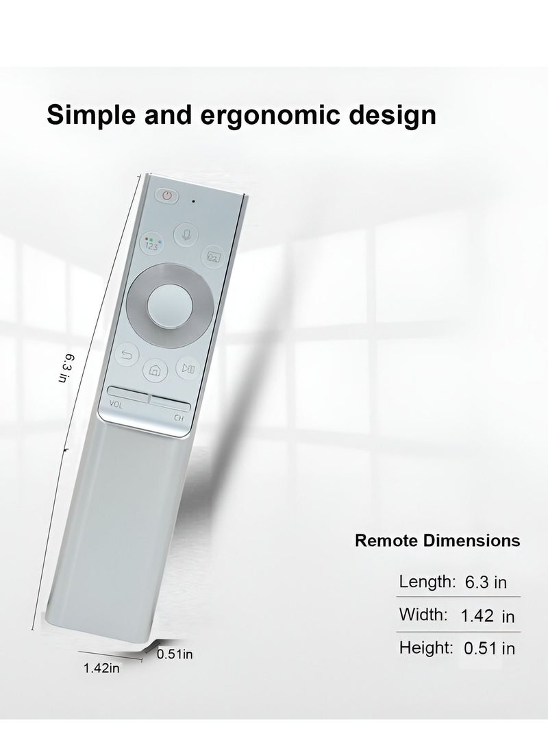 Generic - Smart Remote Control for Samsung Smart TV Replacement of HDTV 4K UHD Curved QLED Model RM-J1500 V1 - Image 1