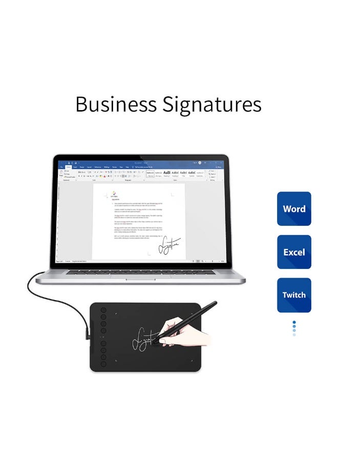 XP-PEN Wireless Drawing Tablet XPPen Deco mini7W Graphic Tablet Pen Tablet with 8192 Levels Pressure, 7 x 4 inch Artist Tablet for Online Teaching/E-Learning Compatible with Window/Mac/Android/Chrome/Linux - Image 5