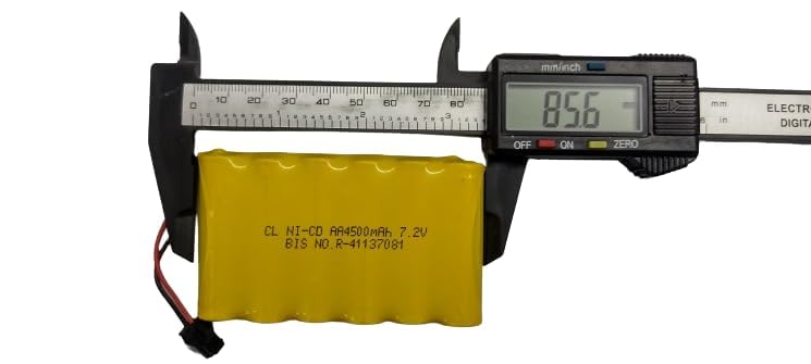 KP Original Battery حزمة بطارية AA ني-كاد الأصلية من KP، 7.2V 4500mAh، بطارية قابلة لإعادة الشحن بست خلايا للهواتف اللاسلكية، المشاريع اليدوية والألعاب - Image 3