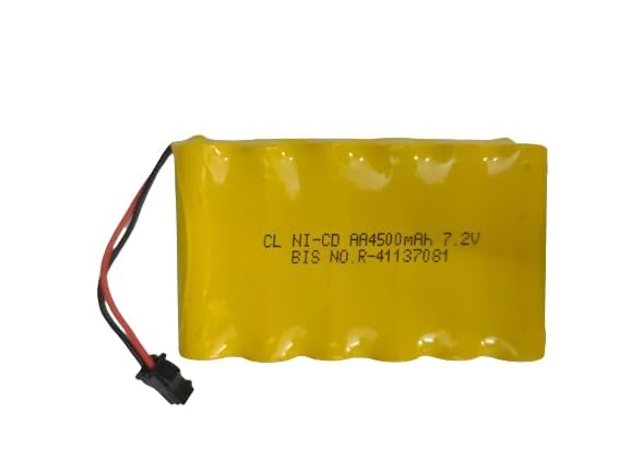 KP Original Battery حزمة بطارية AA ني-كاد الأصلية من KP، 7.2V 4500mAh، بطارية قابلة لإعادة الشحن بست خلايا للهواتف اللاسلكية، المشاريع اليدوية والألعاب - Image 1