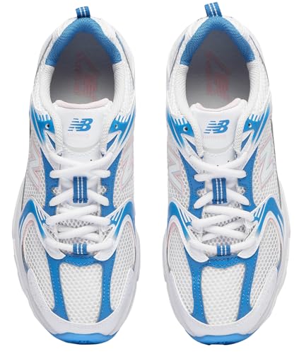 New Balance Unisex 530 Sneaker, Blue/Pink/White, 5.5 Men 7 Women - Image 4