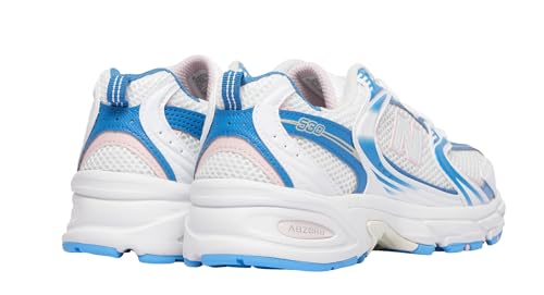 New Balance Unisex 530 Sneaker, Blue/Pink/White, 5.5 Men 7 Women - Image 3