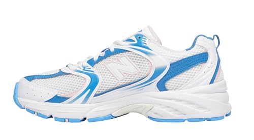 New Balance Unisex 530 Sneaker, Blue/Pink/White, 5.5 Men 7 Women - Image 2