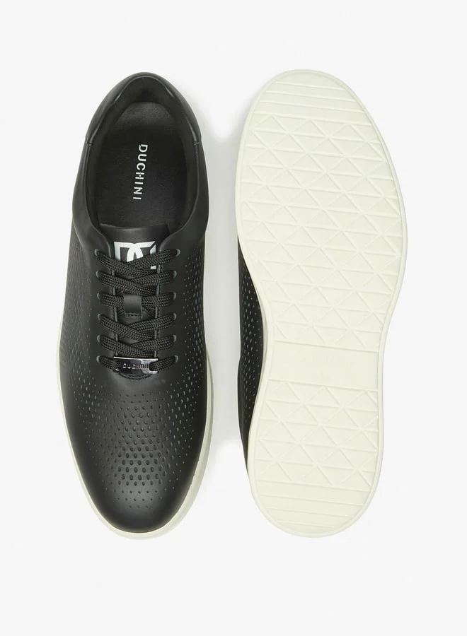 DUCHINI Men's Lace-Up Sneakers
