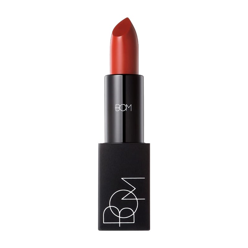 bom My Lipstick 808 My Warm Red Long Lasting Strong Red Matte Lipstick Velvet Texture