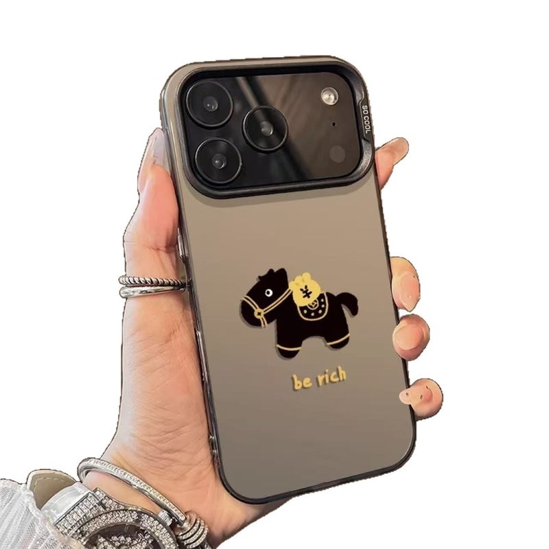 2026 Year of the Horse Painted Acrylic Phone Case for iPhone, Huawei, Vivo, Xiaomi, and OPPO - Image 5