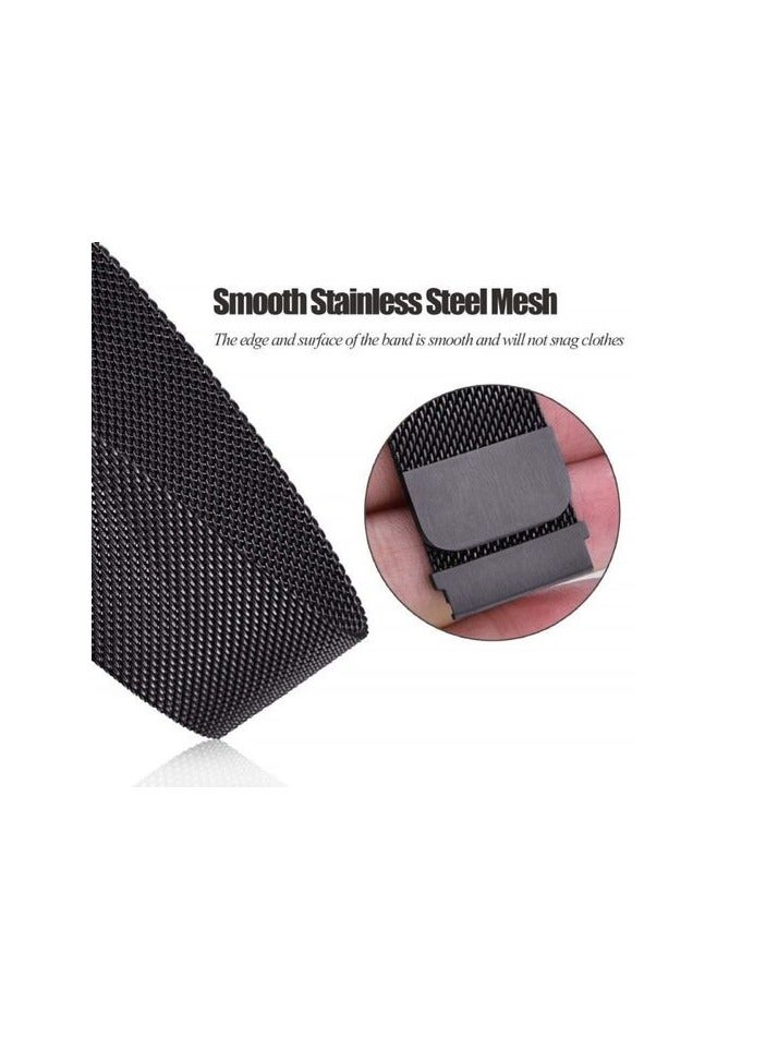 Magnetic Stainless Steel 22MM Band For Xiaomi Redmi Watch 5 Active/5 Lite - Black - Image 3