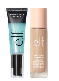 Halo Glow Liquid Filter (4 Medium Neutral) & elf Power Grip Primer for Bright and Smooth Skin and Long-lasting Makeup Fixation - pzsku/Z8D15F4CB43B4F9BC7330Z/45/_/1716729984/c04b78f5-ca38-476a-83be-b8ddf3c0ff2e