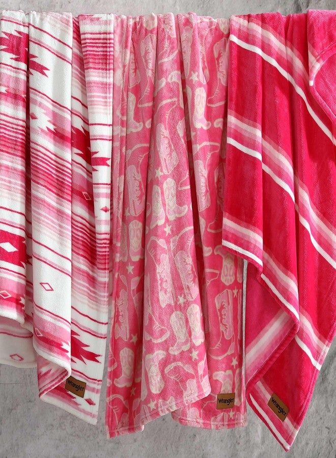 Wrangler - Throw Blanket, Super Soft Premium Plush Bedding, Western Luxurious Bedding, Yellowstone Inspired, Oeko-Tex Certified (Coyote Sands Pink, 50 x 60) - Image 4