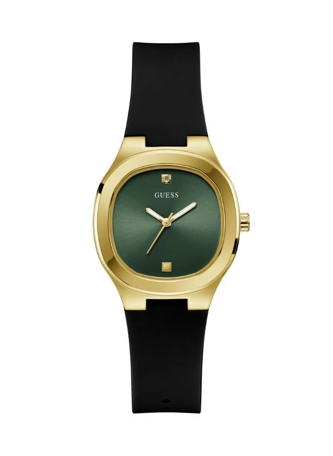 جس Eve Pu Strap Analog Watch