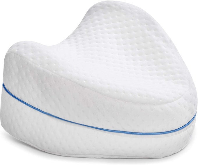 KNEE PILLOW SLEEPING MEMORY FOAM PILLOW CUSHION COTTON LEG PILLOW FOR SLEEPING PACK OF 1