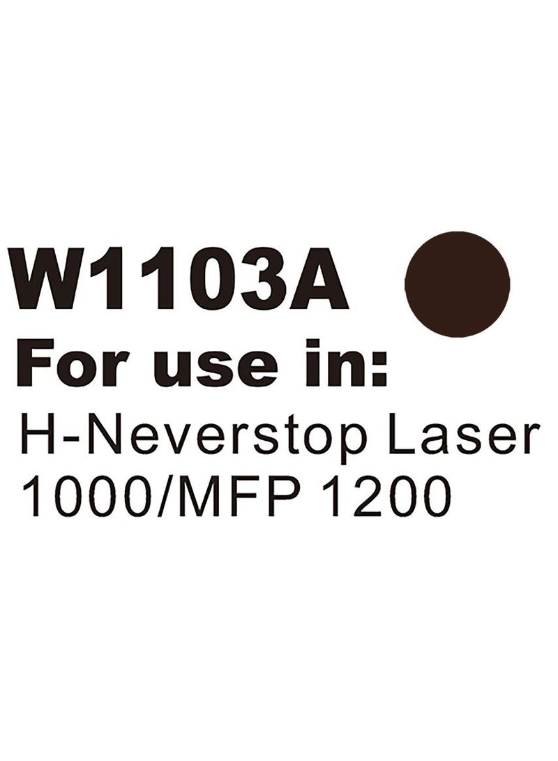 Toner Cartridge W1103A Compatible with HP Neverstop Laser 1000 / MFP 1200