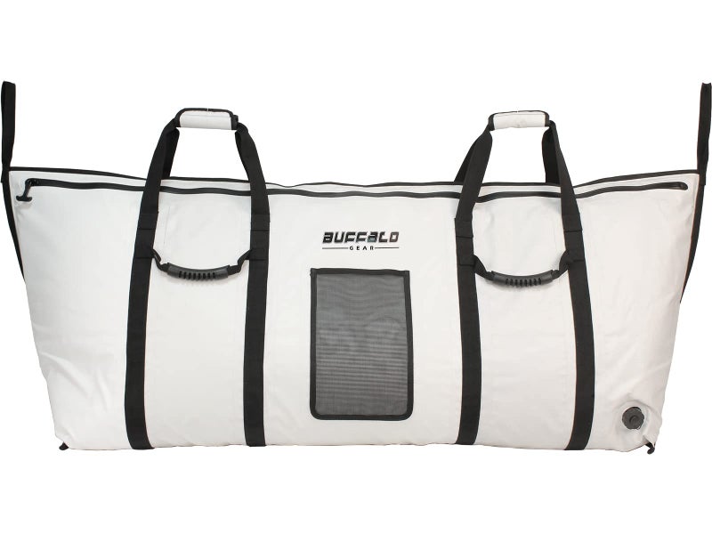 Buffalo Gear Insulated Large Fish Kill Bag60in Fish Cooler Bag Portable for Tuna Waterproof Fish Bag Keep IceCold and Fresh over 48H