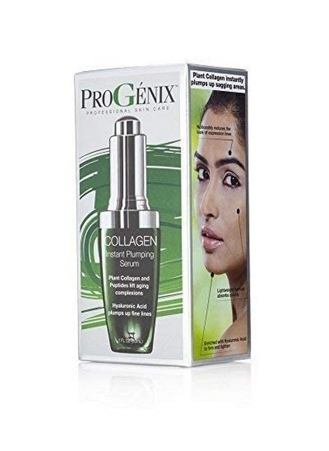 Progenix - Collagen Face Serum Skin Care Moisturizer Booster. Instant Plumping Serum With Hyaluronic Acid To Plump Fine Lines. 1 Fl Oz - Image 1