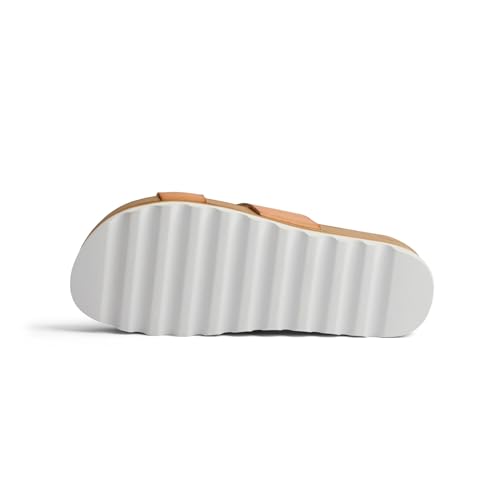 REEF Cushion Vista Hi Womens Platform Fashion Sandal, Arch Support, Ultra Soft Cushion Footbed, Natural, 9.5 - Image 3