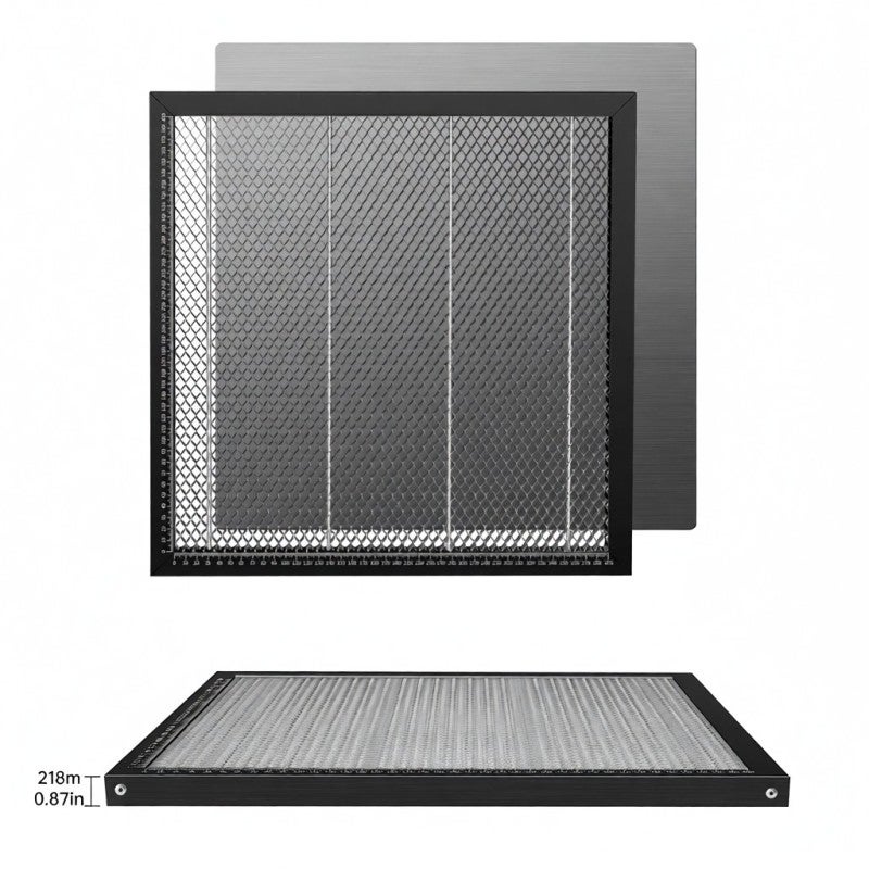 Acmer TEVOUP ACMER-E10 Cutting Honeycomb Working Table Board Steel Panel Platform 440x440mm for CO2 or Diode Engraver Cutting Machine Compatible with NEJE/XTOOL/ORTUR/SCULPFUN Easy-observing - Image 5