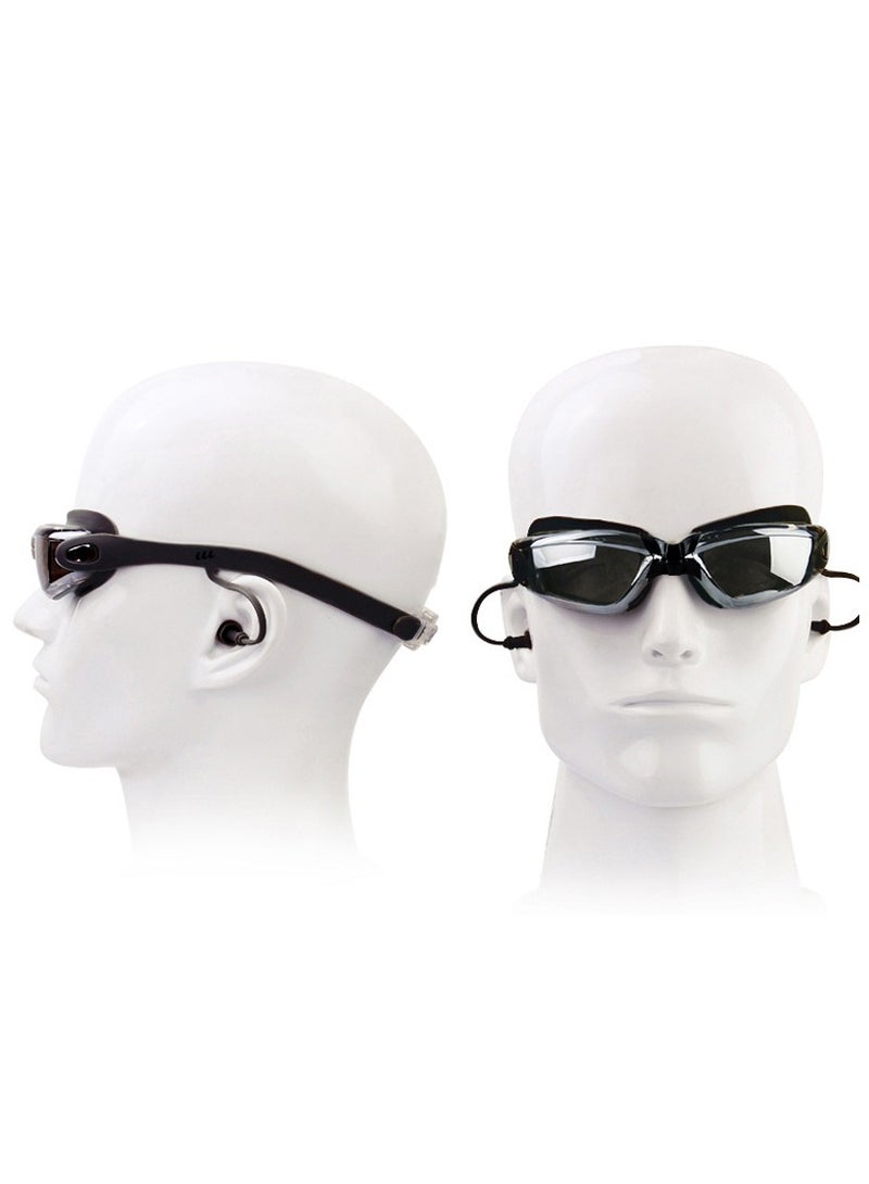 Waterproof Swimming Goggles With Conjoined Earplug - Image 3