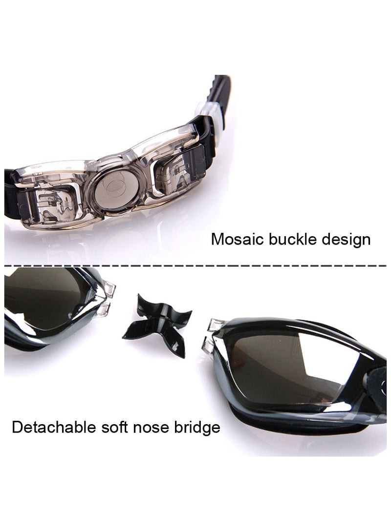 Waterproof Swimming Goggles With Conjoined Earplug - Image 5