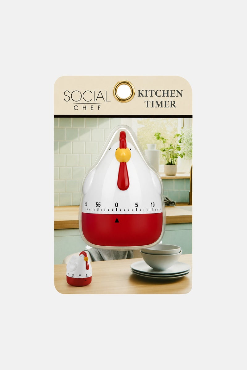 Social Chef Kitchen Timer, Multicolor - Image 1