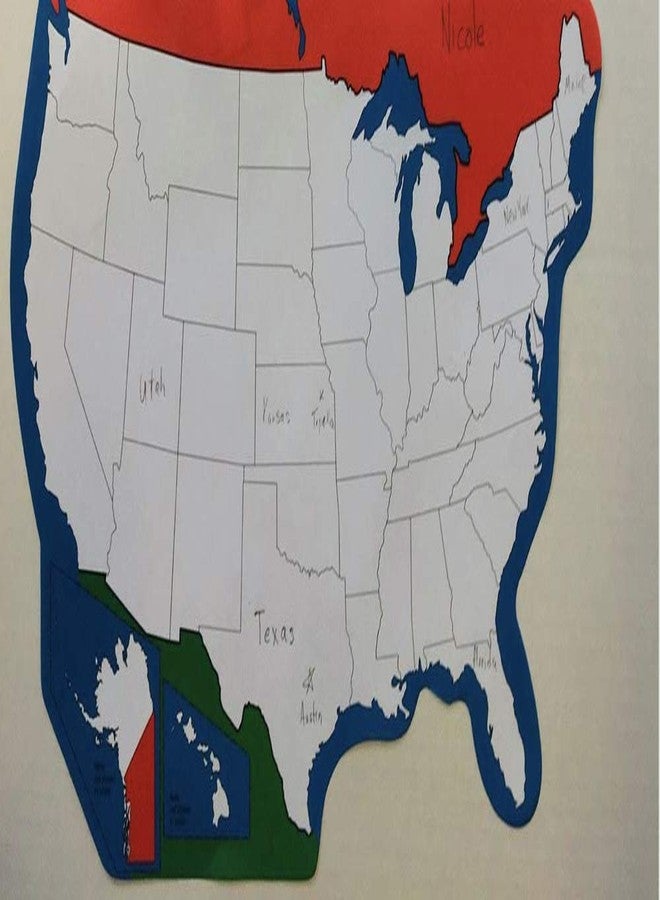 SHAPES ETC. 9” x 19” Unlabeled U.S. Practice Maps, 30 sheets in a pack for Social Studies, Geography, Map Activities, Drill and Practice, Current Event Activities, Learning Games and more - Image 2