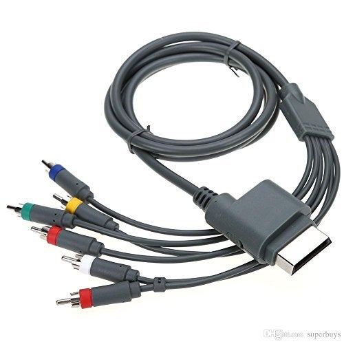traderplus 6ft Component HDTV Video & RCA Stereo AV Cable Cord for Microsoft Xbox 360 / Xbox 360 Slim - Image 4