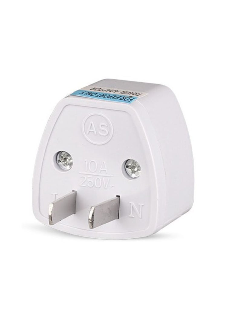 British Standard European Standard to US Conversion Plug Travel Adapter Two Flat US Standard Conversion Plug - Image 1