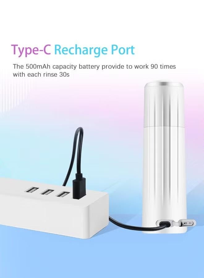 شو وو بخاخ بيديت محمول مع ضغط مياه قابل للتعديل، تصميم مدمج ومريح قابل لإعادة الشحن، مثالي للسفر والتخييم والاستخدام المنزلي - Image 5