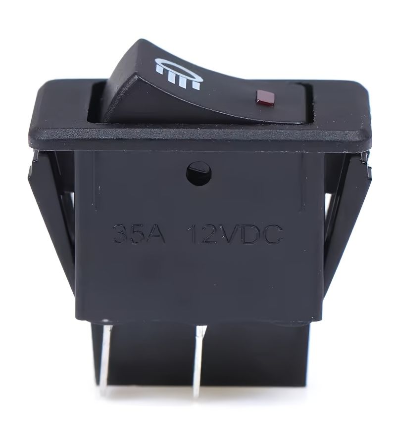 قطعتان من مفتاح الروكر الأحمر تشغيل إيقاف موضعين 4 أسنان LED 12V 35A زر تبديل لتعديل الإضافات الداخلية للسيارة - Image 5
