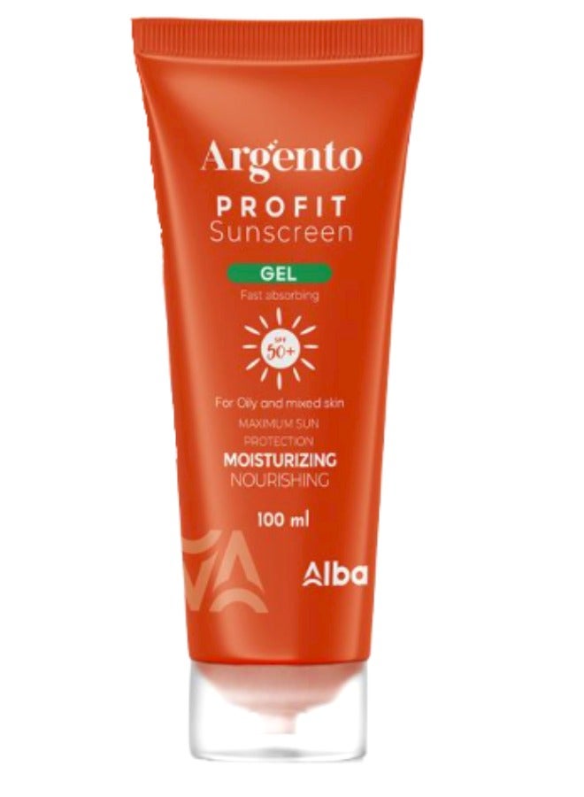 ARGENTO Profet Sunccreen Gel SPF50+ 100ml - Image 1