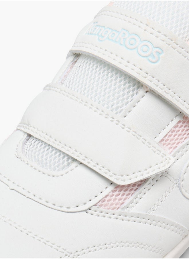 kangaROOS - Girls' Panelled Sneakers with Hook and Loop Closure - Image 1